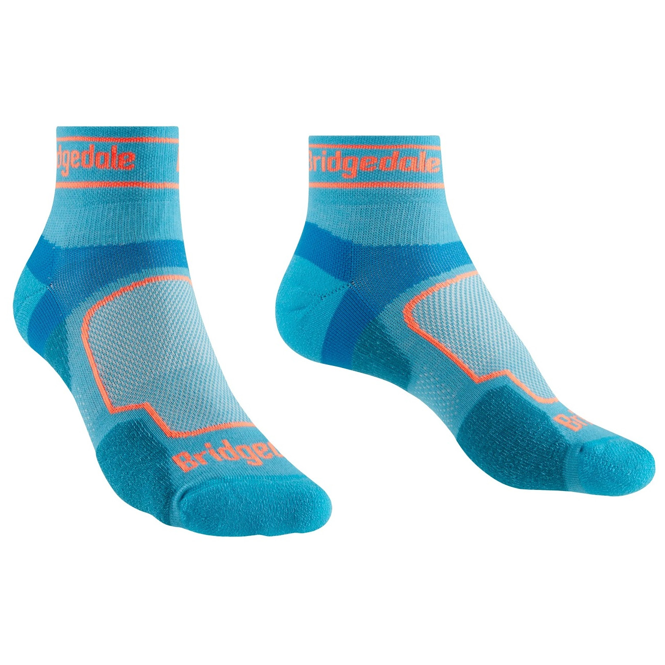 Dámské ponožky Bridgedale Trail Run UL T2 CS Low Women's Velikost ponožek: 38-40 / Barva: modrá