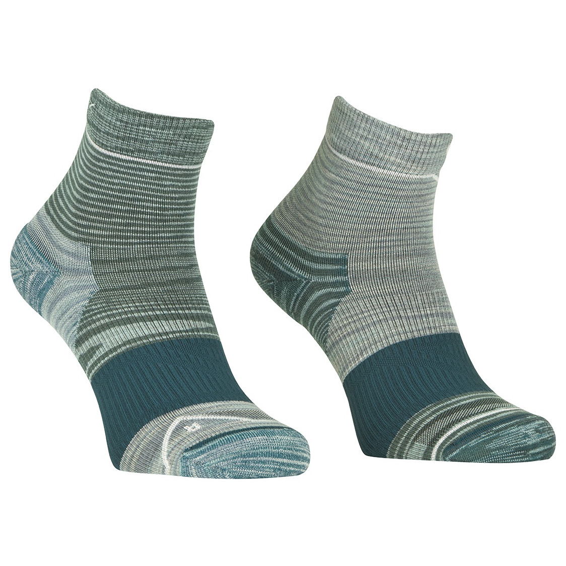Dámské ponožky Ortovox Alpine Quarter Socks W Velikost ponožek: 35-38 / Barva: modrá/šedá