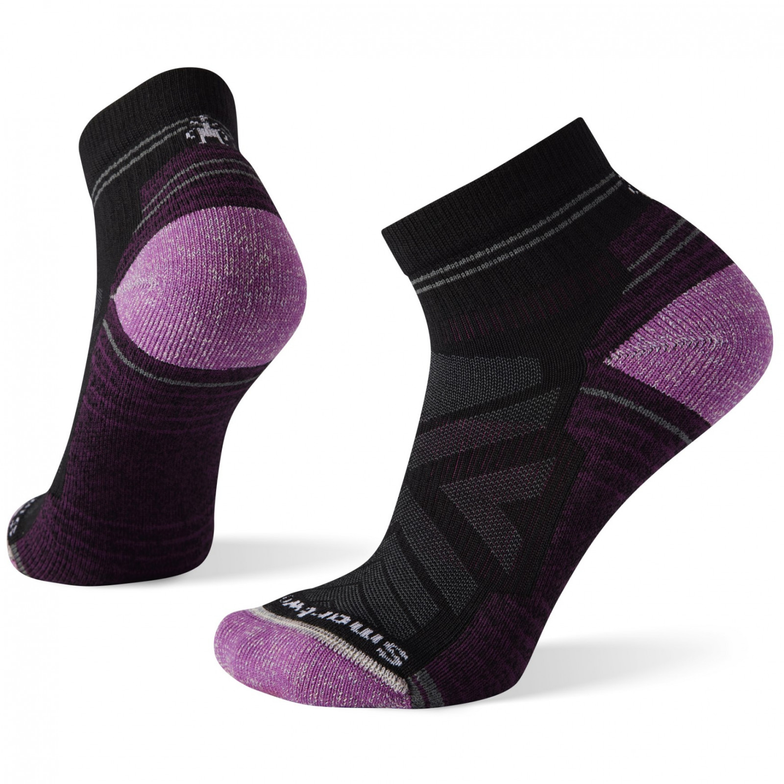 Dámské ponožky Smartwool W Performance Hike Light Cushion Ankle Velikost ponožek: 38-41 / Barva: černá/fialová