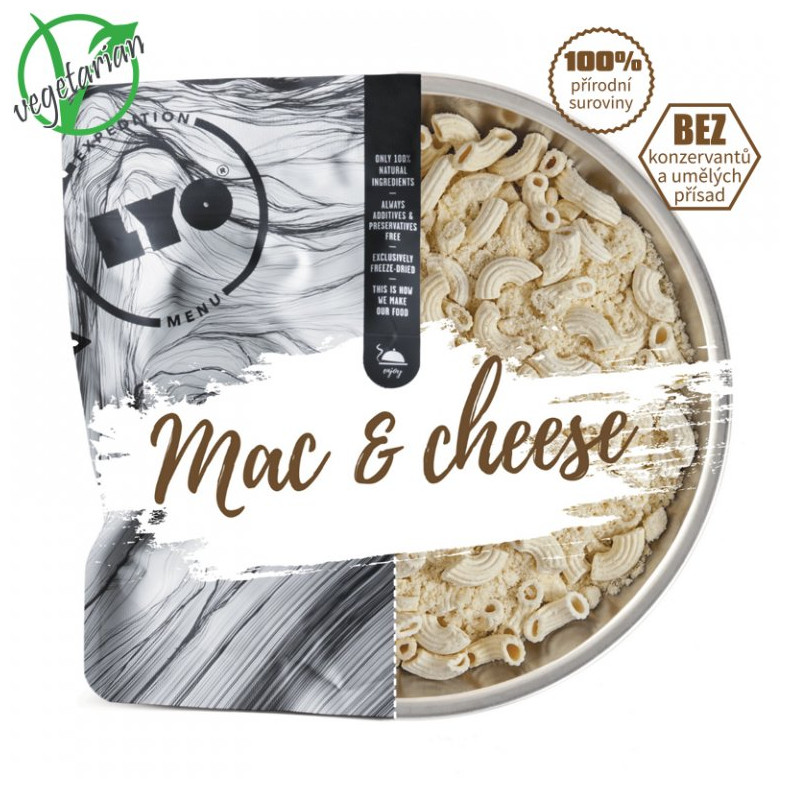 Dehydrované jídlo Lyo food Mac & cheese 500g Barva: bílá