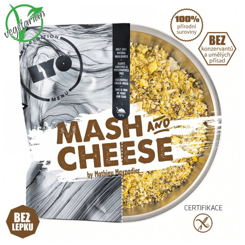 Dehydrované jídlo Lyo food Mash & cheese 500g Barva: bílá