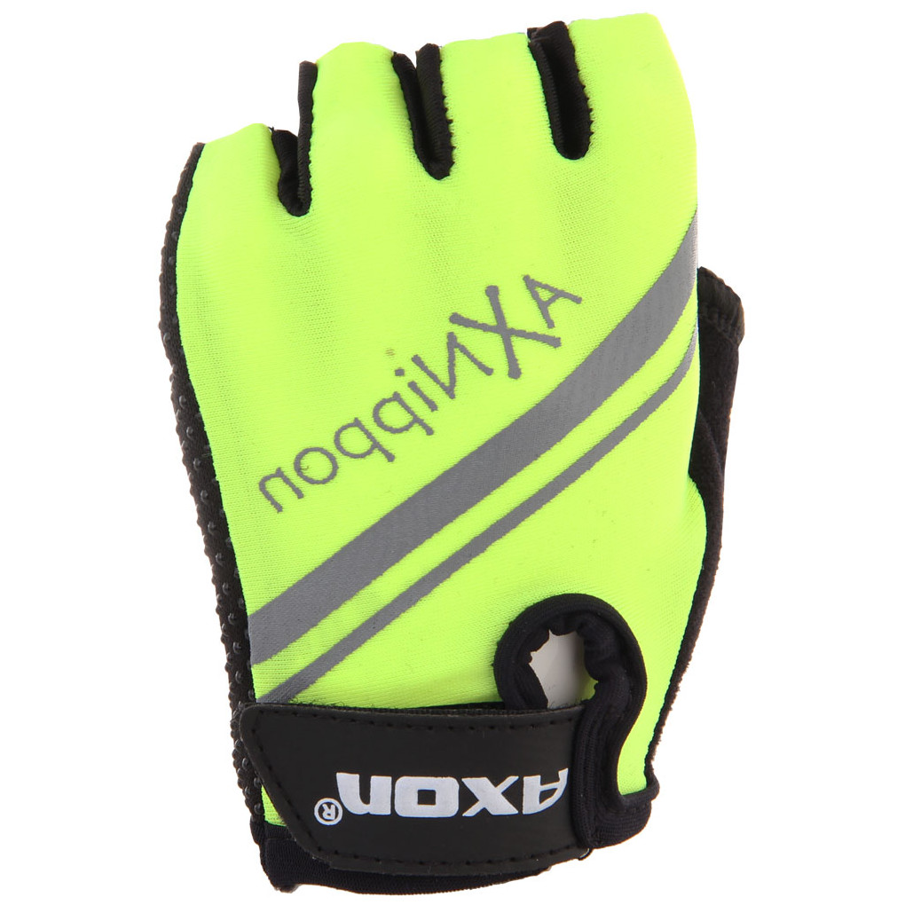 Dětské cyklistické rukavice Axon 204 Velikost dětských rukavic: 3XS / Barva: žlutá