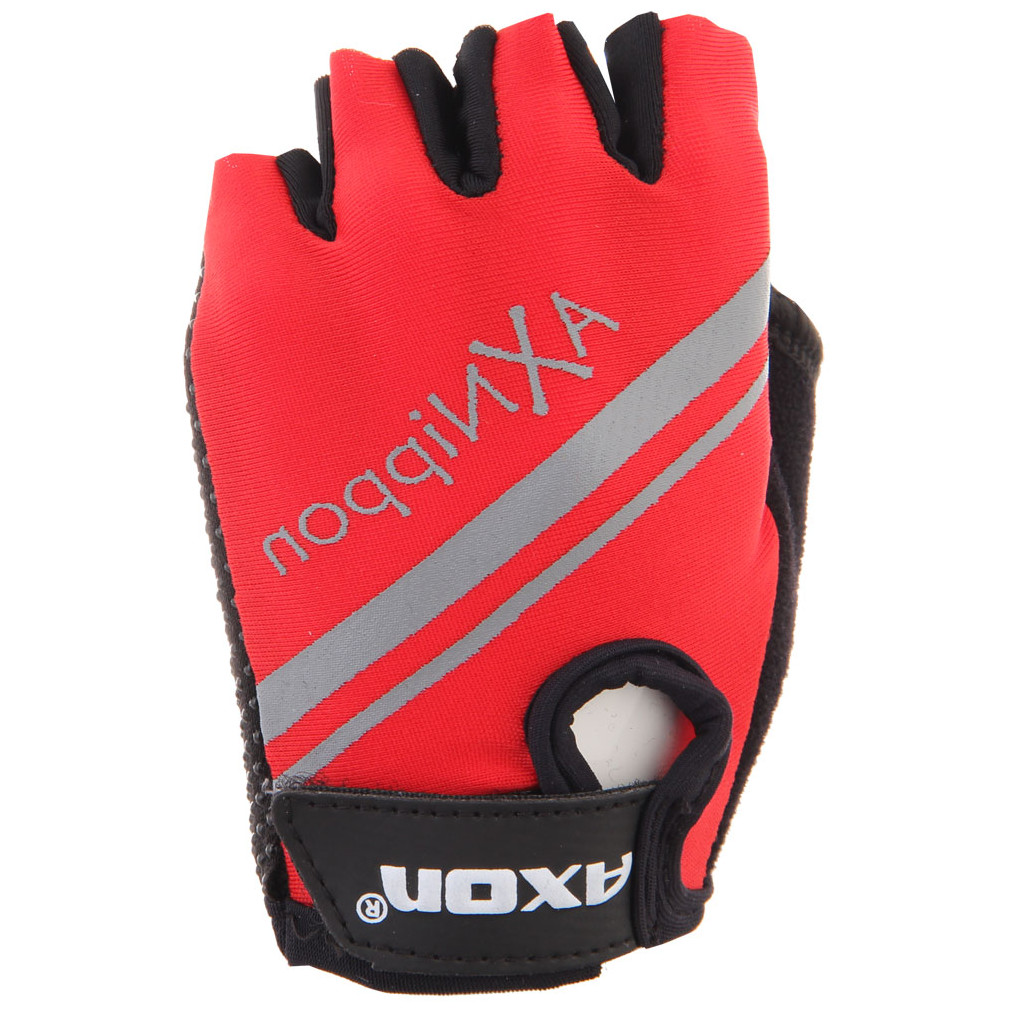 Dětské cyklistické rukavice Axon 204 Velikost dětských rukavic: XS / Barva: červená