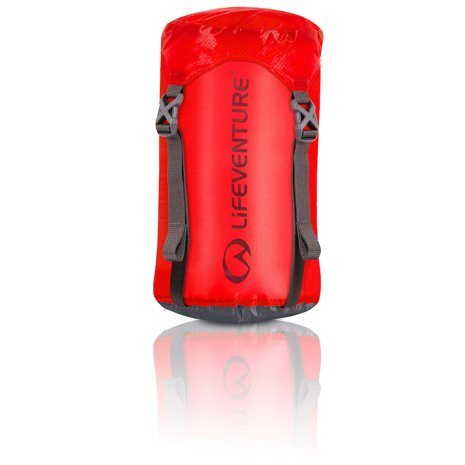 Kompresní obal LifeVenture Ultralight Compression Sack 5 l Barva: červená