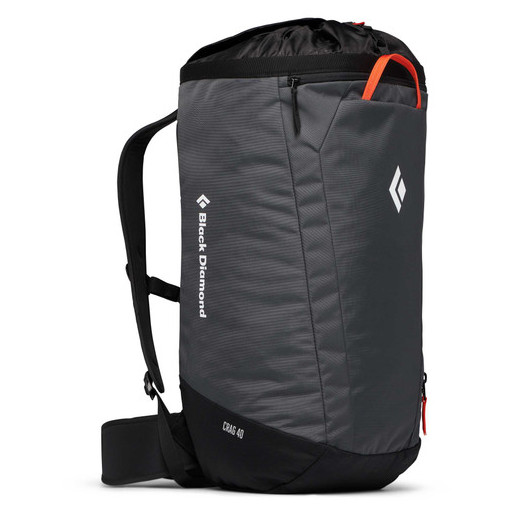 Lezecký batoh Black Diamond Crag 40 Backpack Velikost zad batohu: M/L / Barva: šedá