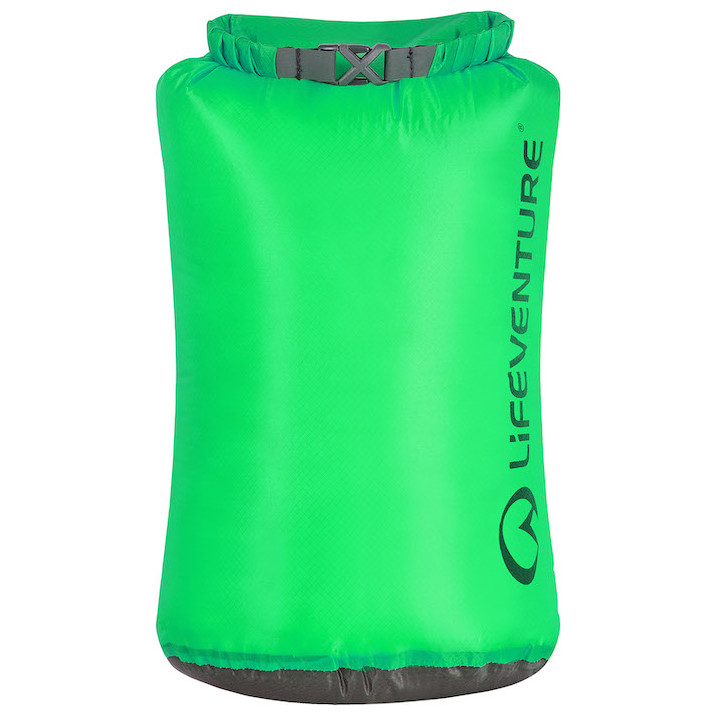 Nepromokavý vak LifeVenture Ultralight Dry Bag 10L Barva: zelená