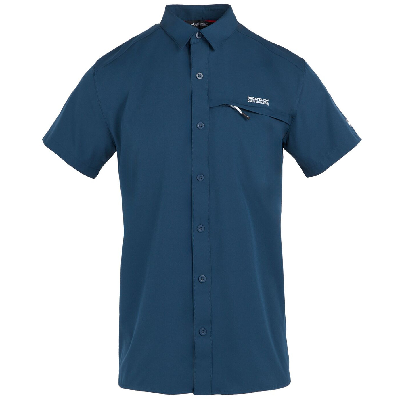Pánská košile Regatta Trav Pack Awy SS Shrt Velikost: L / Barva: modrá