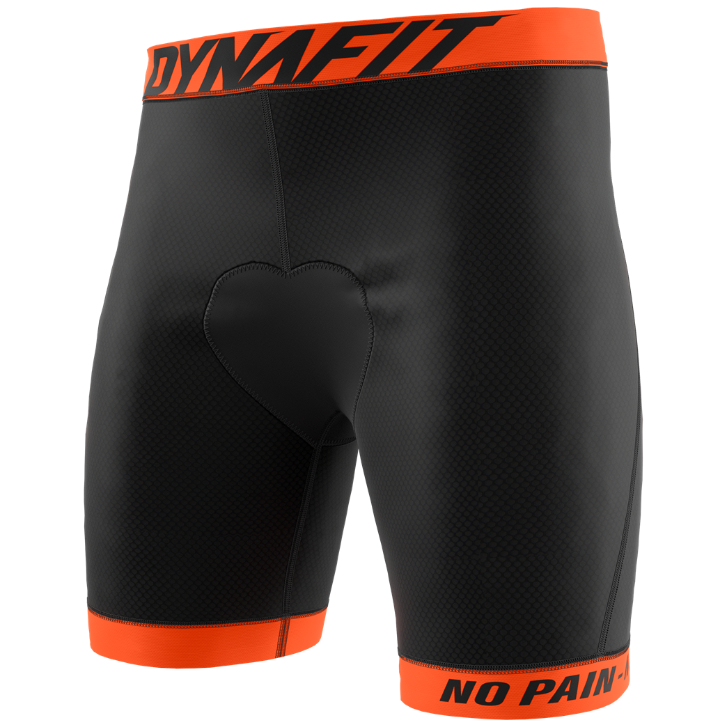 Pánské cyklistické kraťasy Dynafit Ride Padded Under Short M Velikost: M / Barva: černá/oranžová