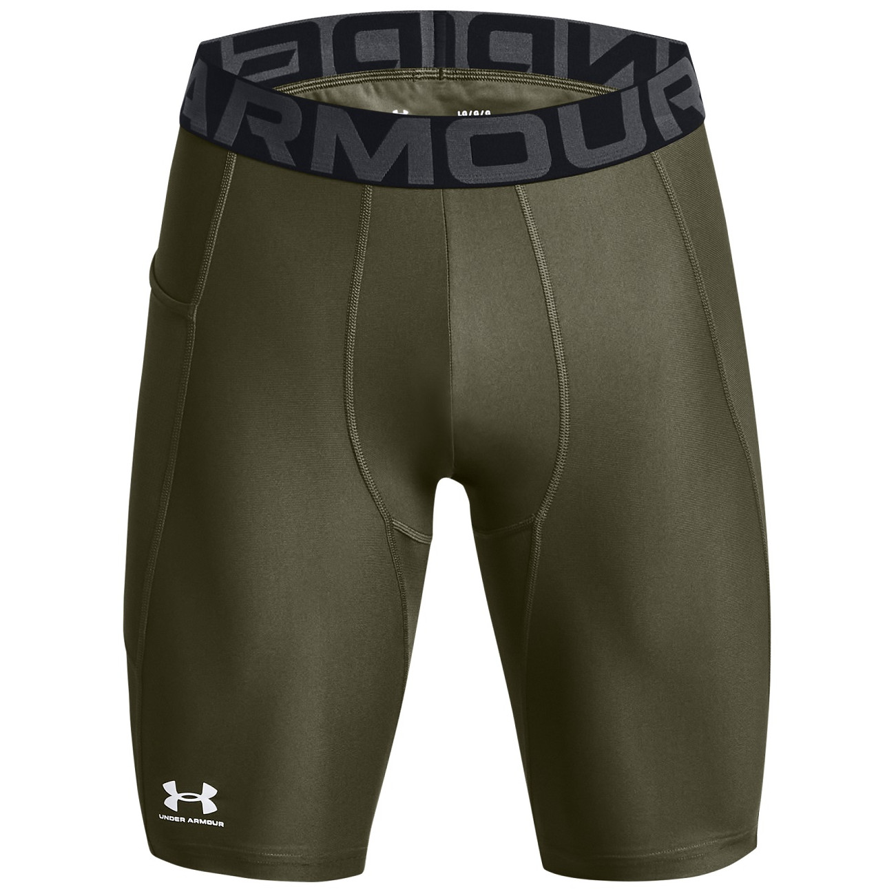 Pánské funkční spodky Under Armour HG Armour Lng Shorts Velikost: L / Barva: tmavě zelená