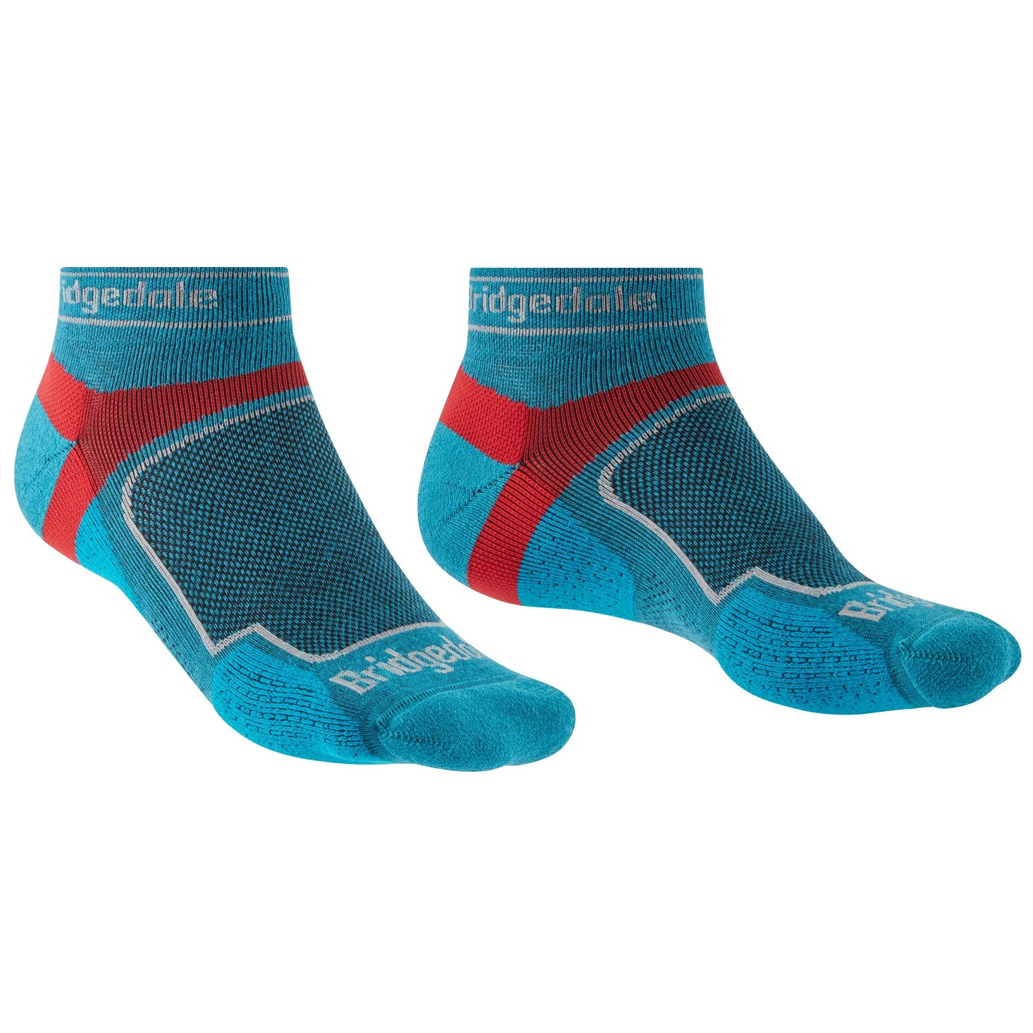 Pánské ponožky Bridgedale Trail Run UL T2 CS Low Velikost ponožek: 44-47 / Barva: modrá