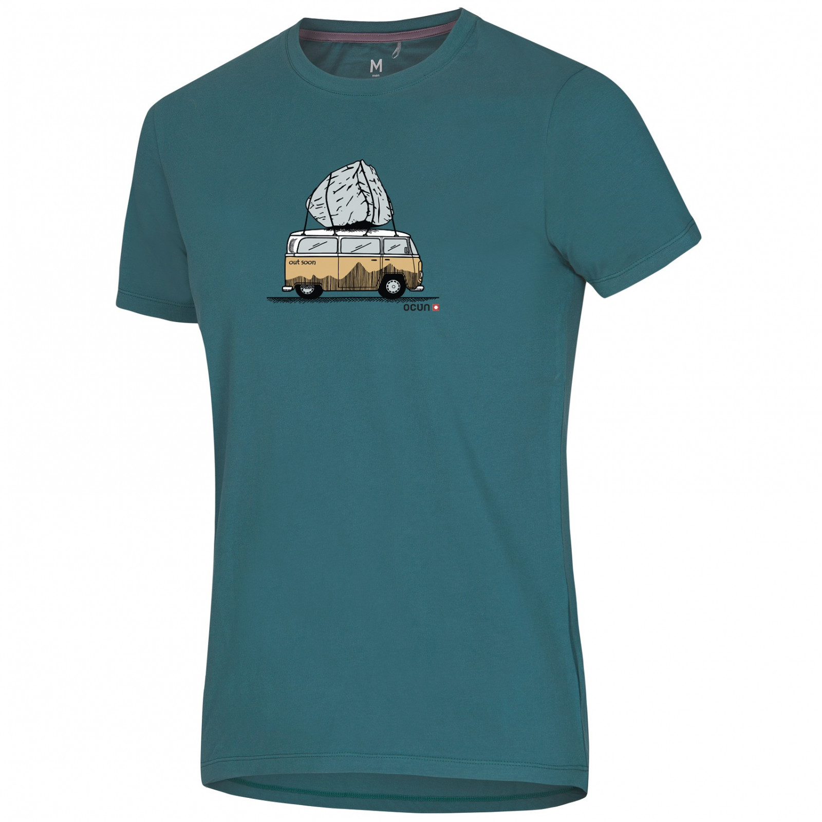 Pánské triko Ocún Classic T Men Bus-Stone Velikost: L / Barva: tyrkysová