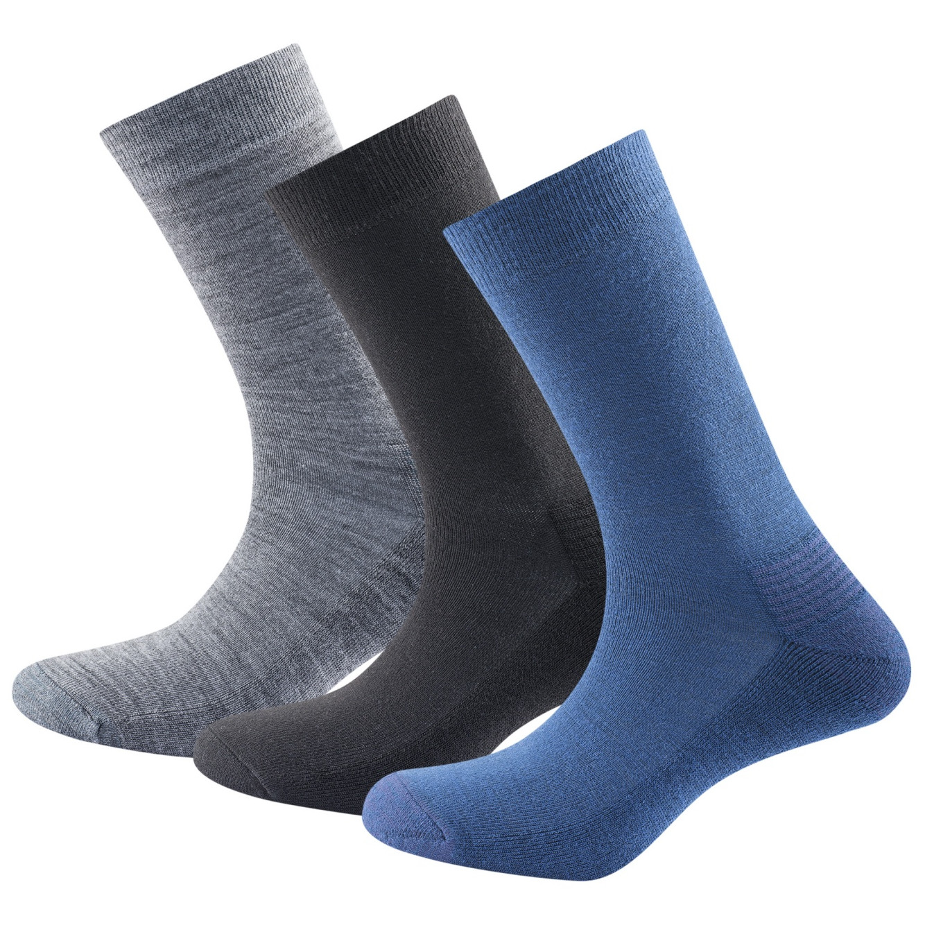 Ponožky Devold Daily Medium Sock 3PK Velikost: 36-40 / Barva: modrá