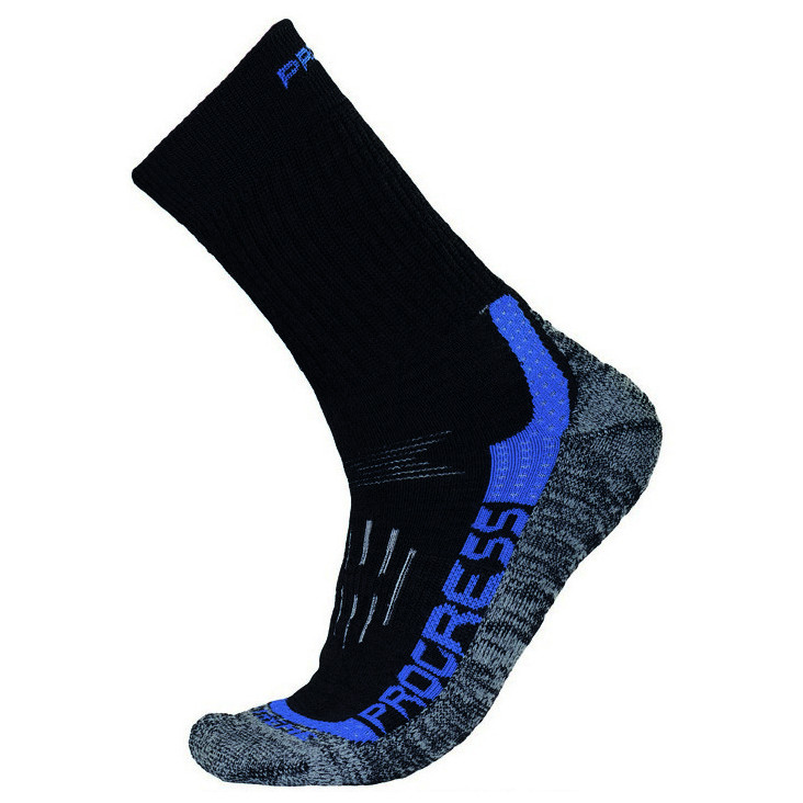 Ponožky Progress XTR 8MR X-Treme Merino Velikost: 9-12 / Barva: černá/modrá