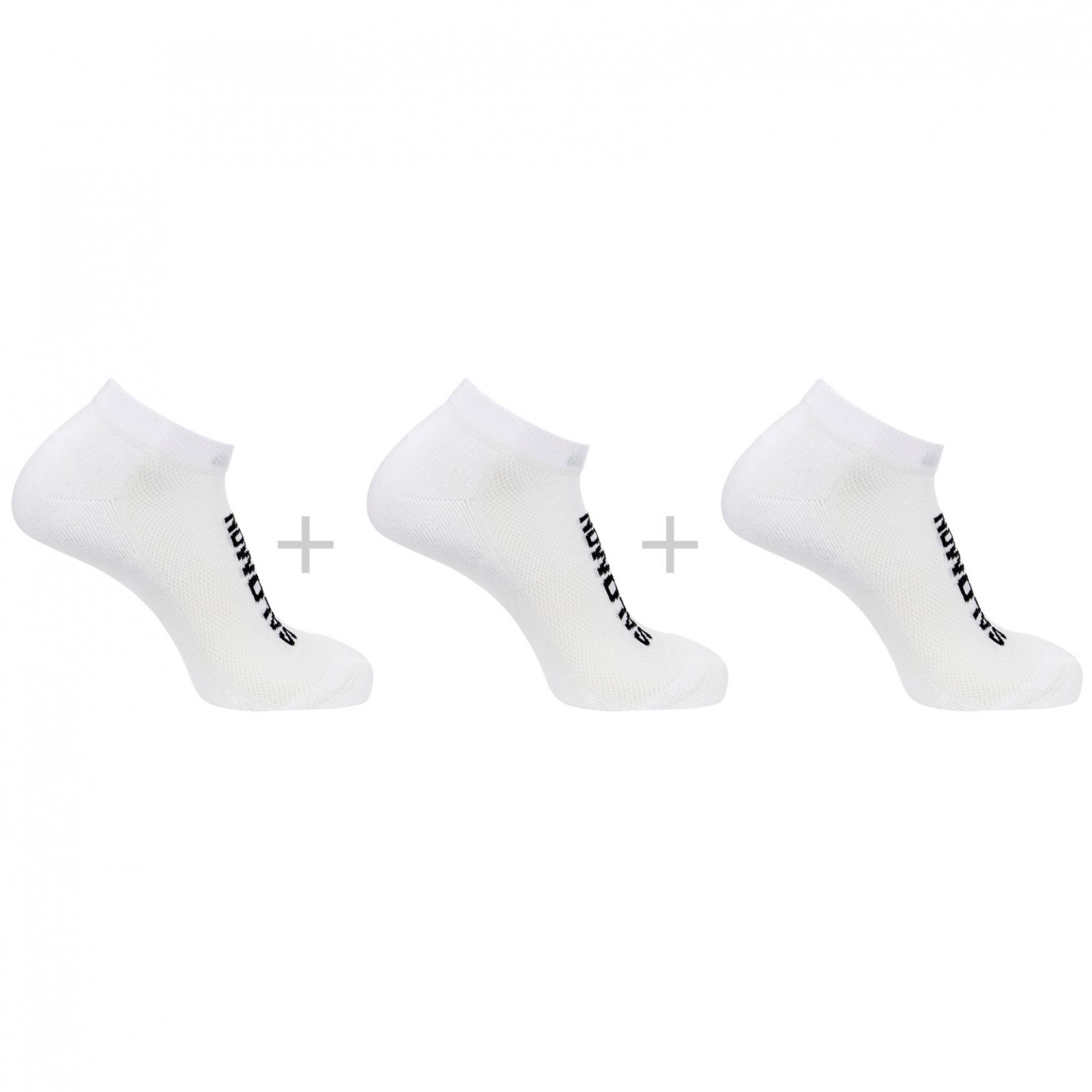 Ponožky Salomon Everyday Low 3-Pack Velikost ponožek: 45-47 / Barva: bílá