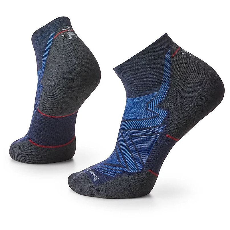 Ponožky Smartwool Run Targeted Cushion Ankle Socks Velikost ponožek: 38-41 / Barva: tmavě modrá