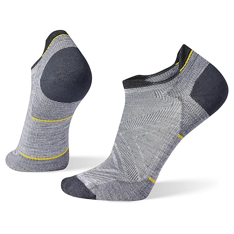 Ponožky Smartwool Run Zero Cushion Low Ankle Velikost ponožek: 46-49 / Barva: šedá/černá