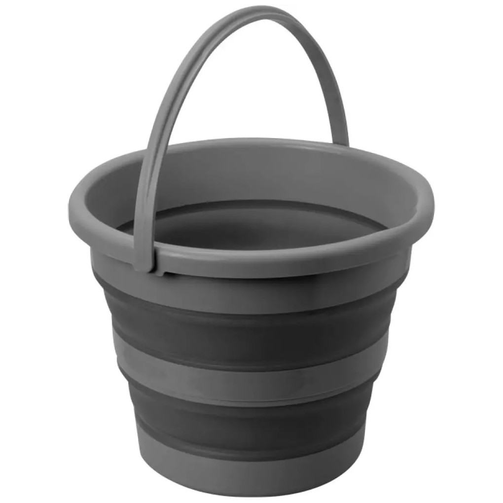 Skládací kbelík Brunner Drum Fold-Away 15l Barva: černá/šedá