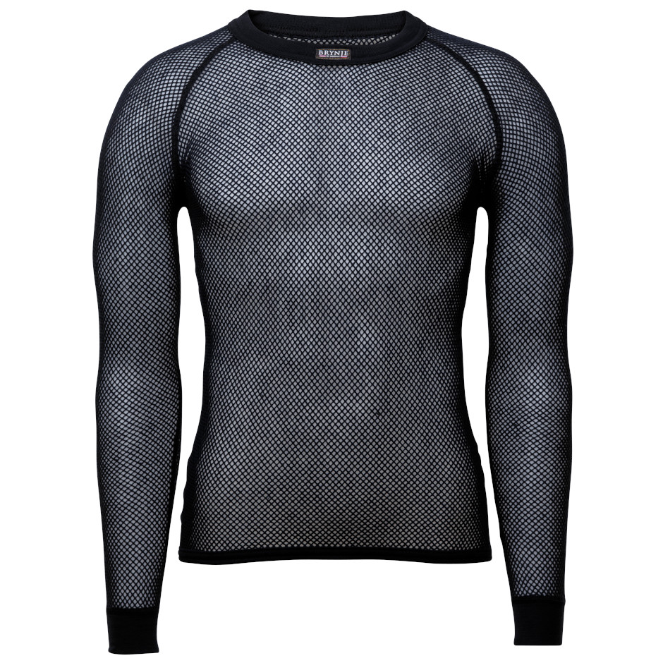 Pánské funkční triko Brynje of Norway Super Thermo Shirt Velikost: L / Barva: černá